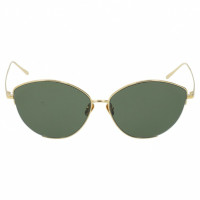 Linda Farrow Sunglasses in Gold