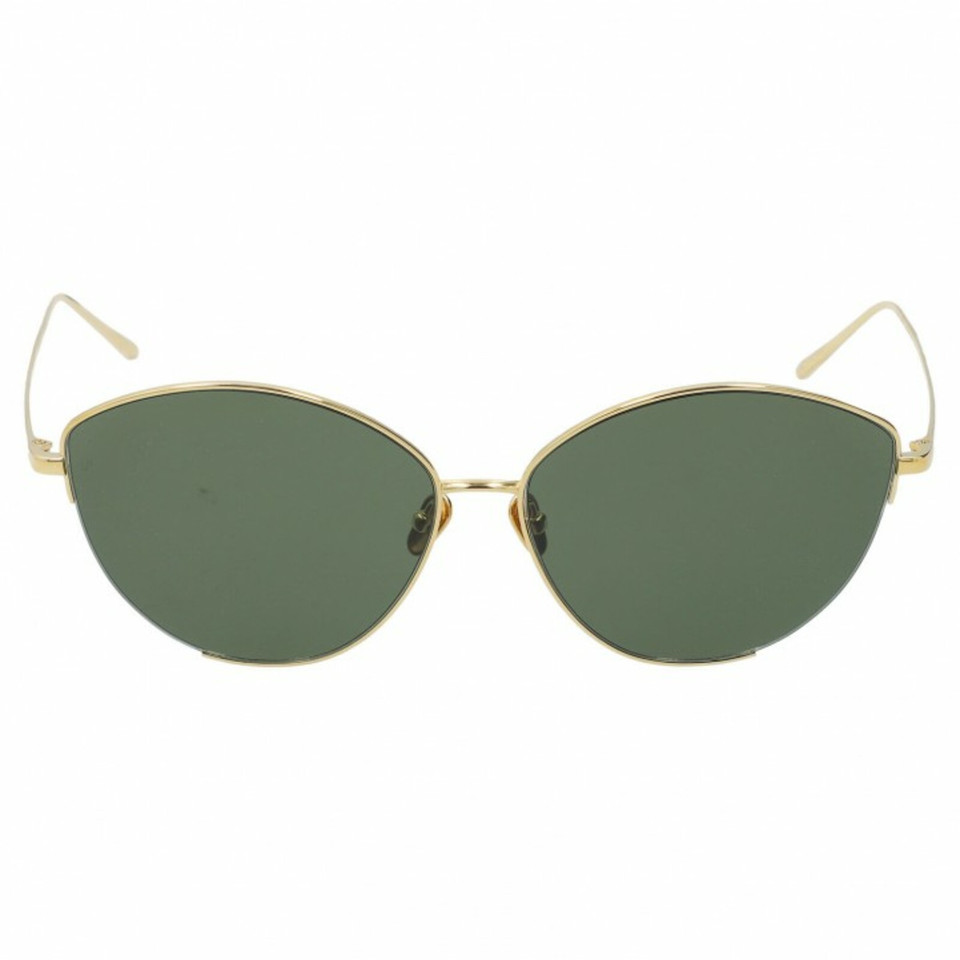 Linda Farrow Sunglasses in Gold