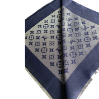Louis Vuitton Monogram Foulard in seta colore blu