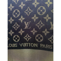 Louis Vuitton Monogram Foulard in seta colore blu