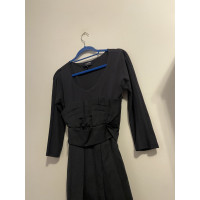 S Max Mara Dress Cotton in Blue