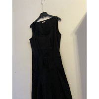 Miu Miu Kleid aus Baumwolle in Schwarz