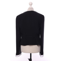 Giorgio Armani Jacket/Coat Silk in Black