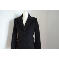 Nenette Jacke/Mantel aus Wolle in Schwarz