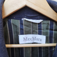 Max Mara Veste/Manteau en Laine en Bleu