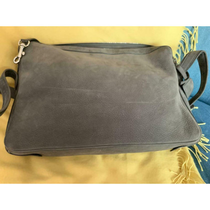 Delvaux Shoulder bag Leather in Grey