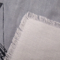 Cartier Schal/Tuch aus Wolle in Grau