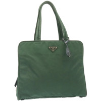 Prada Tote bag Katoen in Groen