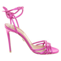 Aquazzura Sandalen aus Leder in Rosa / Pink
