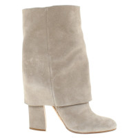 Casadei Wild leather ankle boots in grey