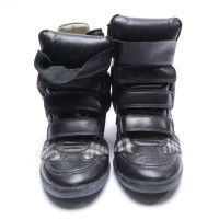 Isabel Marant Sneakers Leer in Zwart