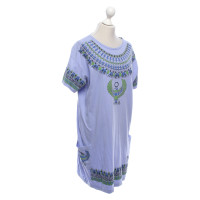 Anna Sui Kleid aus Baumwolle in Blau