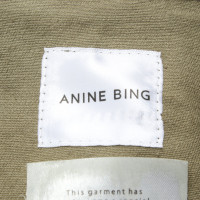 Anine Bing Jacke/Mantel aus Baumwolle in Grün