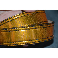 Fendi Belt Leather in Gold