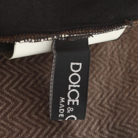 Dolce & Gabbana Gloves in brown / silver