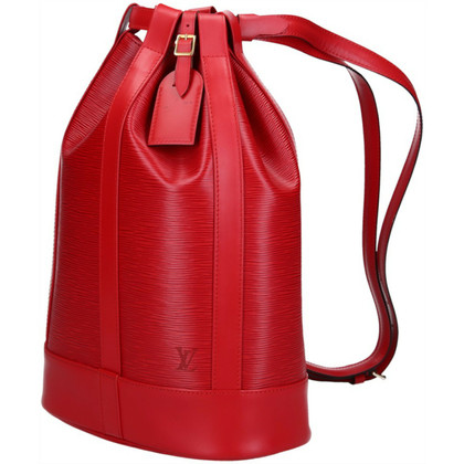 Louis Vuitton Sac à dos en Cuir en Rouge