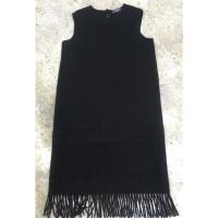 Salvatore Ferragamo Kleid aus Wolle in Schwarz