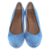 Cinque pumps en bleu