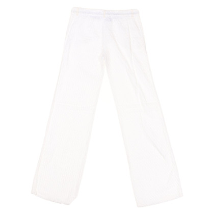 Sport Max Paire de Pantalon en Coton en Blanc