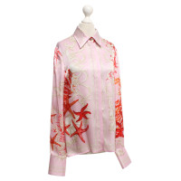 Versace Zijden blouse met patroon