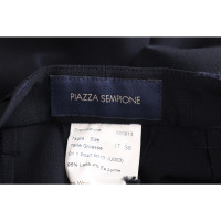 Piazza Sempione Suit Wol in Zwart