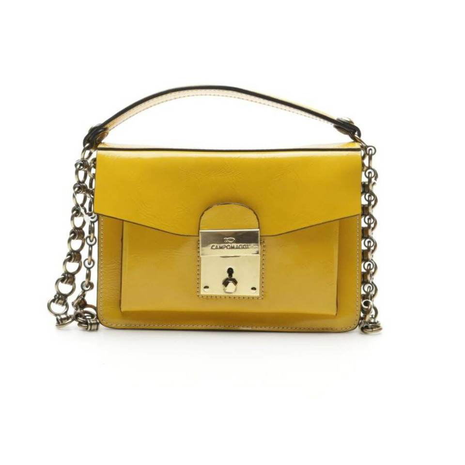 Campomaggi Shoulder bag Leather in Yellow