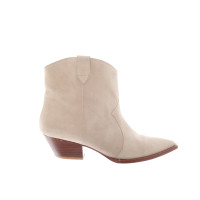 ras Ankle boots Leather in Beige