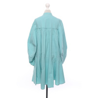 Ottod'ame  Robe en Coton en Turquoise
