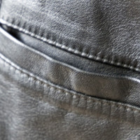 Versace Black leather vest