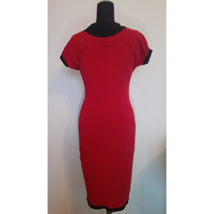 Jean Paul Gaultier Kleid aus Baumwolle in Rot