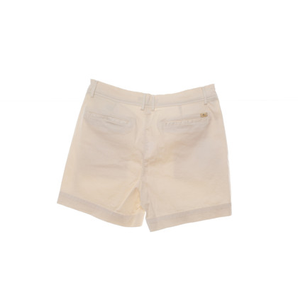 7 For All Mankind Shorts aus Baumwolle in Creme