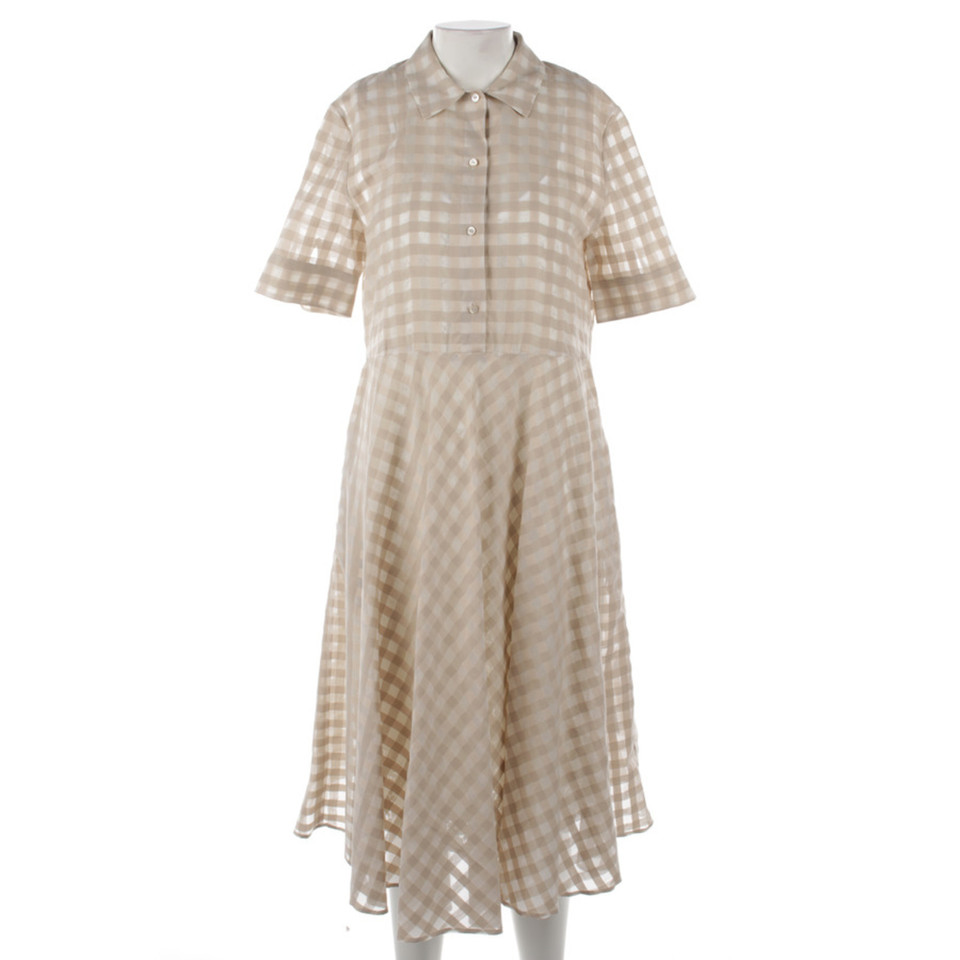 Max Mara Dress Cotton in Brown