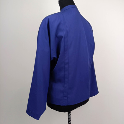 Genny Jacke/Mantel aus Wolle in Blau