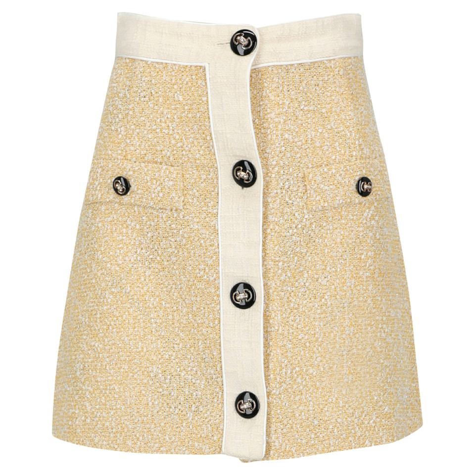 Alessandra Rich Skirt in Gold
