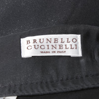 Brunello Cucinelli skirt with chiffon trim