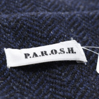 P.A.R.O.S.H. Jas/Mantel Wol in Blauw