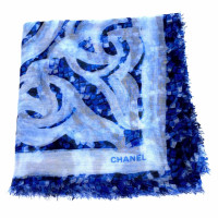 Chanel Scarf/Shawl Wool in Blue
