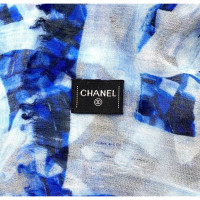 Chanel Sjaal Wol in Blauw