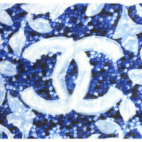 Chanel Sciarpa in Lana in Blu