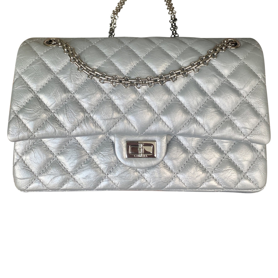 Chanel Reissue 2.55 226 Leather in Silvery