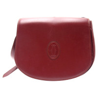 Cartier Must de Cartier Hunting Bag Leather in Bordeaux