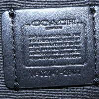 Coach Clutch Bag Leather in Blue