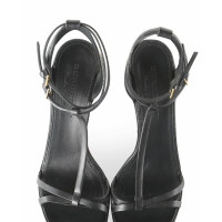 Burberry Sandals Leather in Black