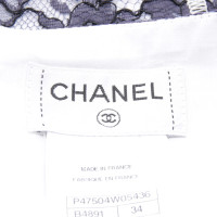 Chanel Gonna in Cotone in Bianco