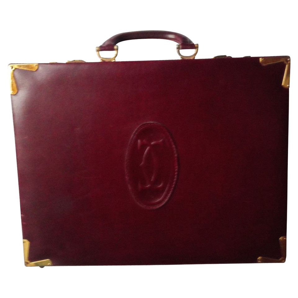 Cartier Briefcase in Bordeaux