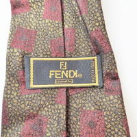 Fendi Accessory Silk in Bordeaux