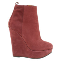 Dsquared2 Wedges Suede in Red