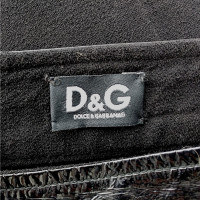 D&G Skirt Wool in Black