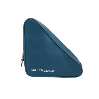 Balenciaga Pochette in Pelle in Blu