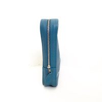 Balenciaga Clutch Bag Leather in Blue